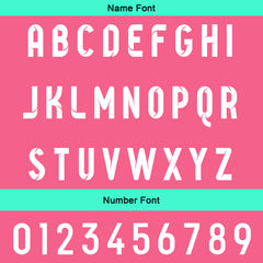 Benutzerdefinierte Grün Rosa Reversibel Fußball Trikot Personalisierte Gradient Fußball Shirts für Männer gedruckt Team Name Nummer Logo