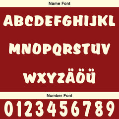 Benutzerdefiniert Rot Weiß Personalisierter Baseball Jersey mit Farbverlauf Team Uniform mit Namen und Nummer