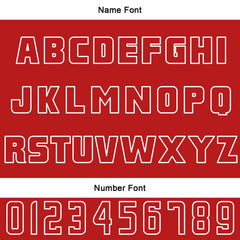 Benutzerdefinierter Rot Weiß Basketball Jersey Uniform Anzug gedruckt Ihr Logo Name Nummer