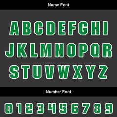 Benutzerdefinierte Grün Trikots für Männer Frauen Personalisierte Fußball Uniformen für Erwachsene und Kind