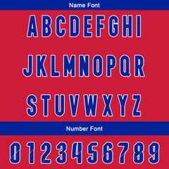 Benutzerdefinierte Rot Blau Reversibel Fußball Trikot Personalisierte Gradient Fußball Shirts für Männer gedruckt Team Name Nummer Logo