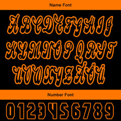 Benutzerdefiniert Braun Schwarz Personalisierter Baseball Jersey mit Farbverlauf Team Uniform mit Namen und Nummer