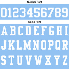 Benutzerdefinierte Hellblau Weiß Fußball Polo-Shirts Fügen Sie Ihr Einzigartiges hinzu Logo/Name/Nummer