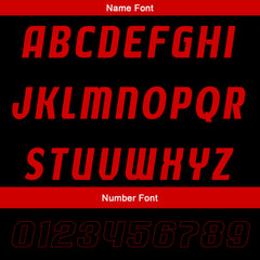 Kundenspezifisches Schwarz Rot Basketball Fußball Schießen langes T-Shirt für Erwachsene und Kinder