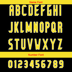 Benutzerdefinierte Schwarz Gelb Reversibel Fußball Trikot Personalisierte Gradient Fußball Shirts für Männer gedruckt Team Name Nummer Logo