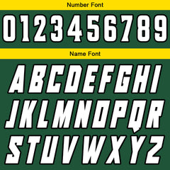 Benutzerdefinierte Grün Gelb Reversible Basketball Jersey Personalisierte Drucken Name Nummer Logo