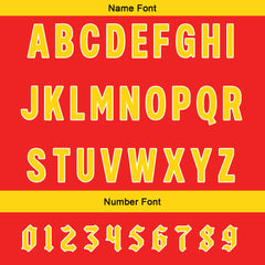 Benutzerdefinierte Rot Gelb Reversibel Fußball Trikot Personalisierte Gradient Fußball Shirts für Männer gedruckt Team Name Nummer Logo