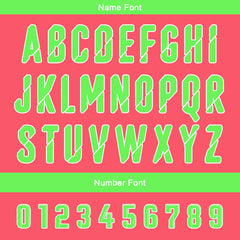 Benutzerdefinierte Grün Rosa Reversibel Fußball Trikot Personalisierte Gradient Fußball Shirts für Männer gedruckt Team Name Nummer Logo