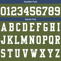 Benutzerdefinierte Armee Grün Marine Fußball Gradient Polo-Shirts Fügen Sie Ihr Einzigartiges hinzu Logo/Name/Nummer