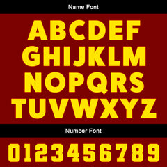 Benutzerdefinierte Rot Gelb Trikots für Männer Frauen Personalisierte Fußball Uniformen für Erwachsene und Kind