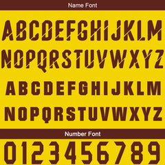 Benutzerdefiniert Gelb Baseball Uniformen Drucken für Jungs Mädchen und Kinder Machen Ihr Team Mehr Vielfältig