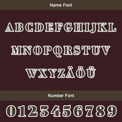 Maßgeschneiderte Braun Letterman Varsity Jacket Individuelle Stickerei Druck nach Ihrem Wunsch