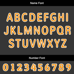 Benutzerdefinierter Orange Basketball Jersey Uniform Anzug gedruckt Ihr Logo Name Nummer