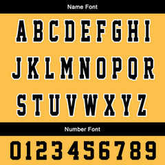 Maßgeschneiderte Schwarzes Gelb Letterman Varsity Jacket Individuelle Stickerei Druck nach Ihrem Wunsch