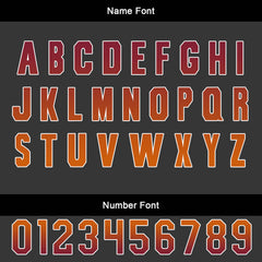 Benutzerdefinierte Schwarz Orange Trikots für Männer Frauen Personalisierte Fußball Uniformen für Erwachsene und Kind