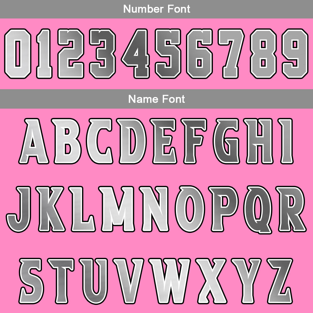 Benutzerdefinierter Rosa Grau Basketball Jersey Uniform Anzug gedruckt Ihr Logo Name Nummer