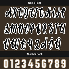 Maßgeschneiderte Braun Schwarz Letterman Varsity Jacket Individuelle Stickerei Druck nach Ihrem Wunsch