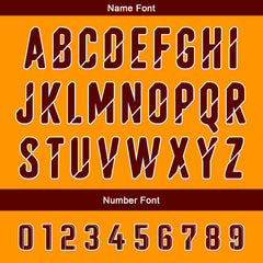 Benutzerdefinierte Braun Gelb Reversibel Fußball Trikot Personalisierte Gradient Fußball Shirts für Männer gedruckt Team Name Nummer Logo