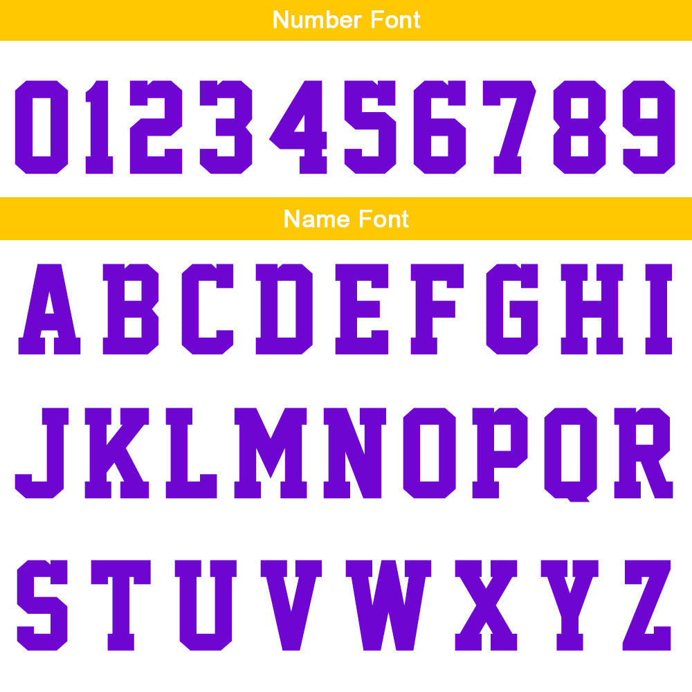 Benutzerdefinierte Gelb Lila Reversible Basketball Jersey Personalisierte Drucken Name Nummer Logo