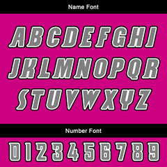 Benutzerdefinierte Pflaume Rosa Schwarz Reversible Basketball Jersey Personalisierte Print Name Nummer Logo