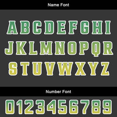 Benutzerdefinierter Grün Basketball Jersey Uniform Anzug gedruckt Ihr Logo Name Nummer