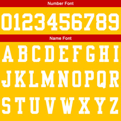 Benutzerdefinierte Gelb Rot Fußball Gradient Polo-Shirts Fügen Sie Ihr Einzigartiges hinzu Logo/Name/Nummer