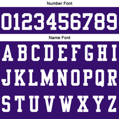 Benutzerdefinierte Lila Weiß Fußball Polo-Shirts Fügen Sie Ihr Einzigartiges hinzu Logo/Name/Nummer