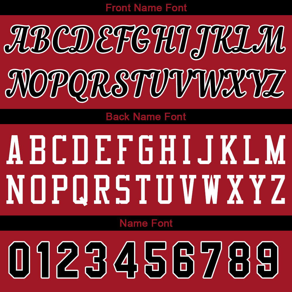 Individuelle Burgund Schwarz Basketball Jersey Shorts für Männer und Frauen Gestickter und gedruckter Name, Nummer und Logo