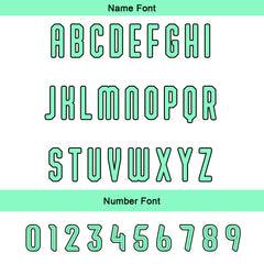 Benutzerdefinierte Weiß Grün Reversibel Fußball Trikot Personalisierte Gradient Fußball Shirts für Männer gedruckt Team Name Nummer Logo