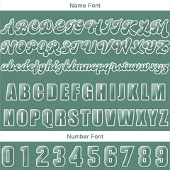 Benutzerdefiniert Grün Baseball Uniformen Drucken für Jungs Mädchen und Kinder Machen Ihr Team Mehr Vielfältig