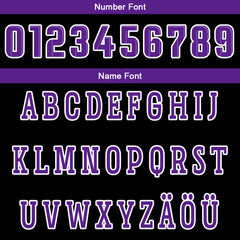 Benutzerdefinierte Schwarz Lila Reversible Basketball Jersey Personalisierte Drucken Name Nummer Logo