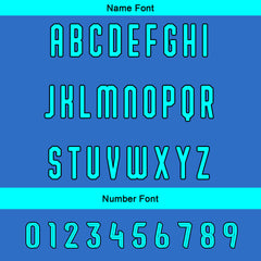 Benutzerdefinierte Blau Reversibel Fußball Trikot Personalisierte Gradient Fußball Shirts für Männer gedruckt Team Name Nummer Logo