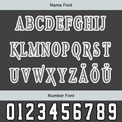 Maßgeschneiderte Grau Schwarz Letterman Varsity Jacket Individuelle Stickerei Druck nach Ihrem Wunsch