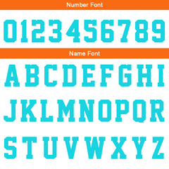 Benutzerdefinierte Orange Cyan Reversible Basketball Jersey Personalisierte Drucken Name Nummer Logo