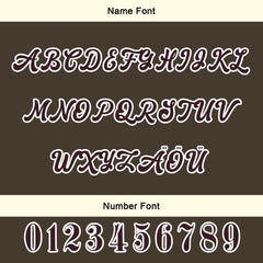 Maßgeschneiderte Braun Weiß Letterman Varsity Jacket Individuelle Stickerei Druck nach Ihrem Wunsch