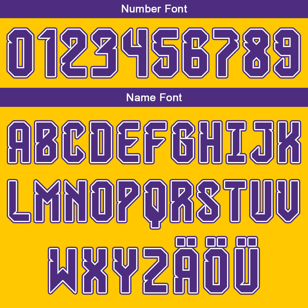 Benutzerdefinierter Gelb Lila Weiß Basketball Jersey Uniform Anzug gedruckt Ihr Logo Name Nummer