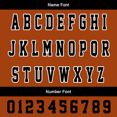 Maßgeschneiderte Schwarzes Langweilig Orange Letterman Varsity Jacket Individuelle Stickerei Druck nach Ihrem Wunsch