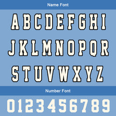 Maßgeschneiderte Hellblau Königlich Letterman Varsity Jacket Individuelle Stickerei Druck nach Ihrem Wunsch