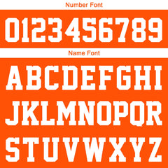 Benutzerdefinierte Orange Kurzarm-Kapuzenpullover für Männer Frauen Hemden mit Kapuzen gedruckt Name Logo