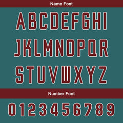 Benutzerdefinierte Grün Rot Reversibel Fußball Trikot Personalisierte Gradient Fußball Shirts für Männer gedruckt Team Name Nummer Logo