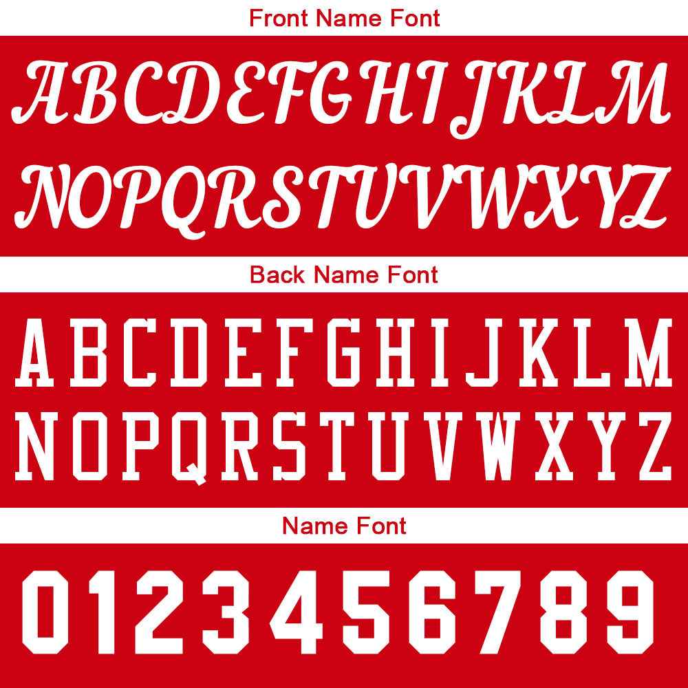 Individuelle Rot Weiß Basketball Jersey Shorts für Männer und Frauen Gestickter und gedruckter Name, Nummer und Logo