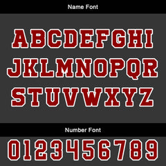 Benutzerdefinierter Rot Basketball Jersey Uniform Anzug gedruckt Ihr Logo Name Nummer