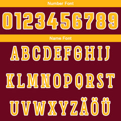 Benutzerdefinierte Rot Gelb Reversible Basketball Jersey Personalisierte Drucken Name Nummer Logo