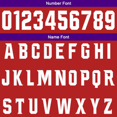 Benutzerdefinierte Rot Lila Fußball Gradient Polo-Shirts Fügen Sie Ihr Einzigartiges hinzu Logo/Name/Nummer