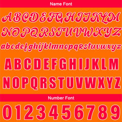 Benutzerdefiniert Orange Baseball Uniformen Drucken für Jungs Mädchen und Kinder Machen Ihr Team Mehr Vielfältig