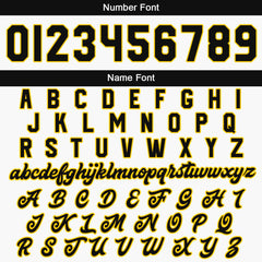 Maßgeschneiderte Schwarz Weiß Gelb Letterman Varsity Jacket Individuelle Stickerei Druck nach Ihrem Wunsch