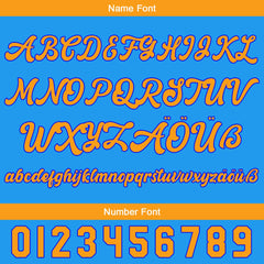 Benutzerdefiniert Blau Lila Personalisierter Baseball Jersey mit Farbverlauf Team Uniform mit Namen und Nummer