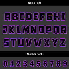 Benutzerdefinierte Orange Lila Trikots für Männer Frauen Personalisierte Fußball Uniformen für Erwachsene und Kind