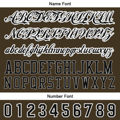 Benutzerdefiniert Braun Baseball Uniformen Drucken für Jungs Mädchen und Kinder Machen Ihr Team Mehr Vielfältig