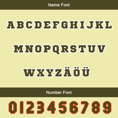 Maßgeschneiderte Weiß Militärgrün Letterman Varsity Jacket Individuelle Stickerei Druck nach Ihrem Wunsch